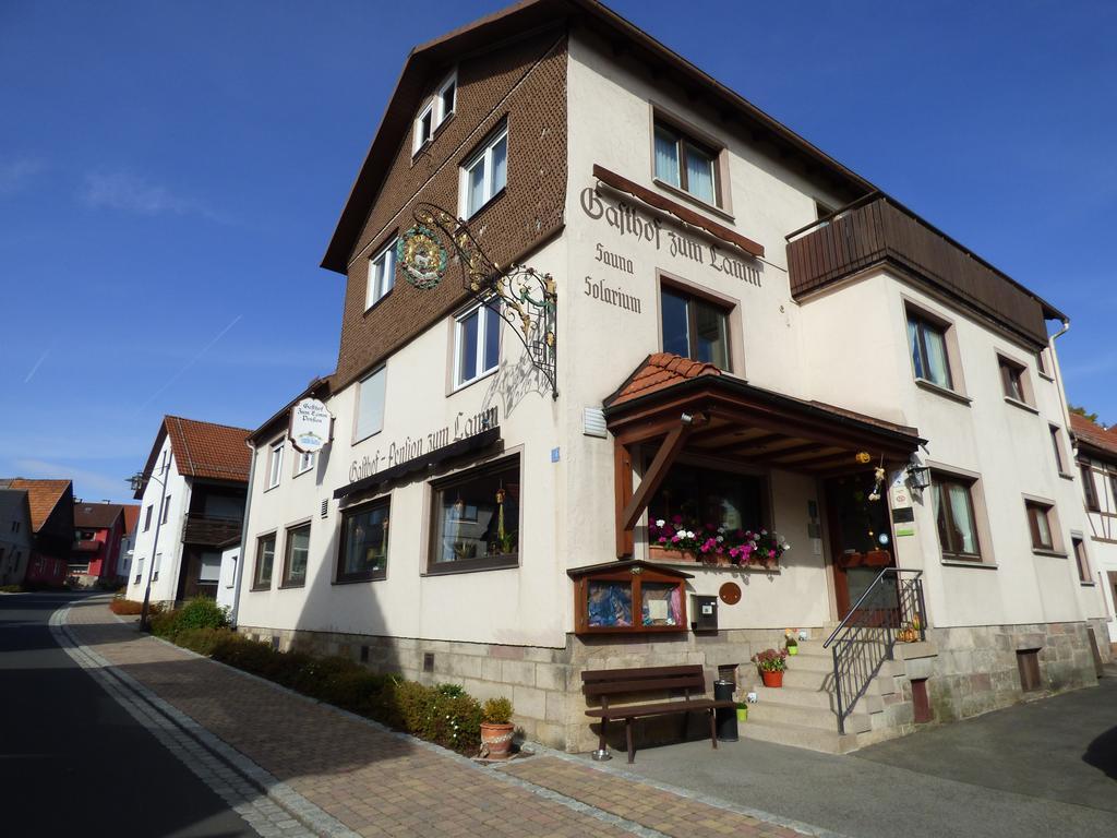 Pension Gasthof Zum Lamm Bischofsheim an der Rhön Exteriör bild
